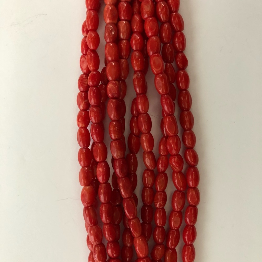 Coral Bead Necklace - Picture 4 of 5